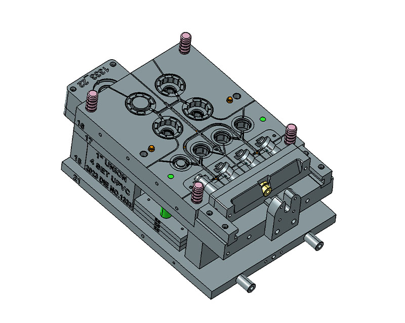 Upvc 4 Set Ejector Side Assembly